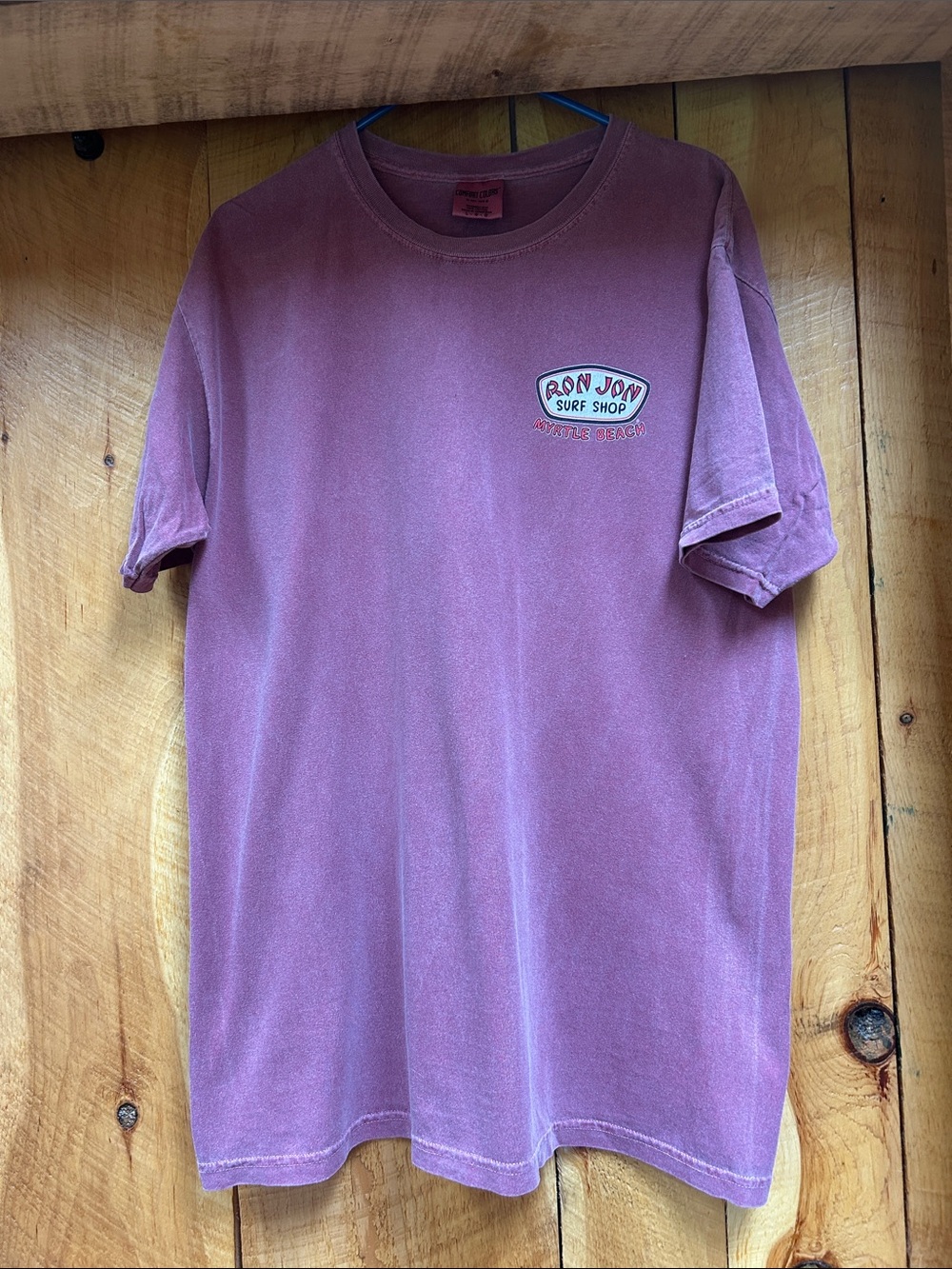 Comfort Colors Men's Short Sleeve Tee in Faded Mauve